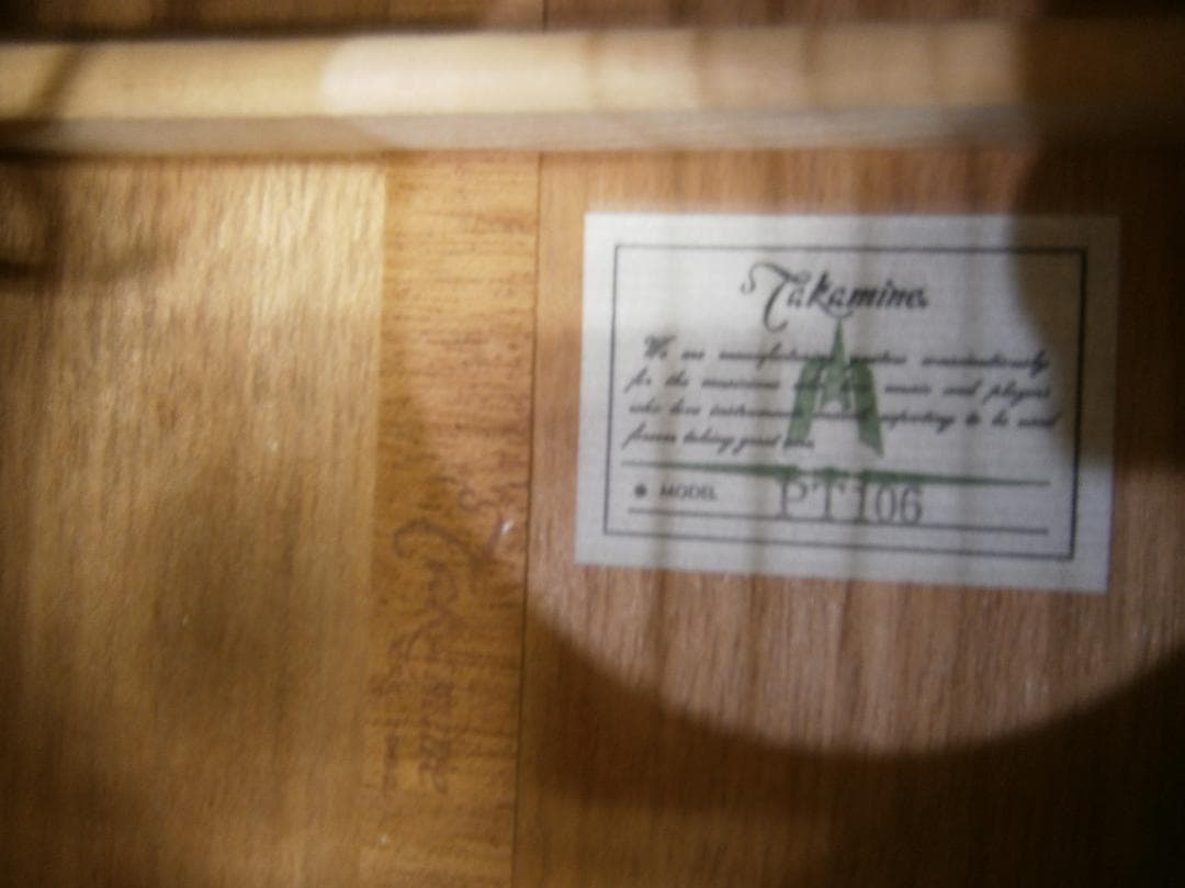 値下げ・タカミネ＜PT-106＞日本製・エレアコ