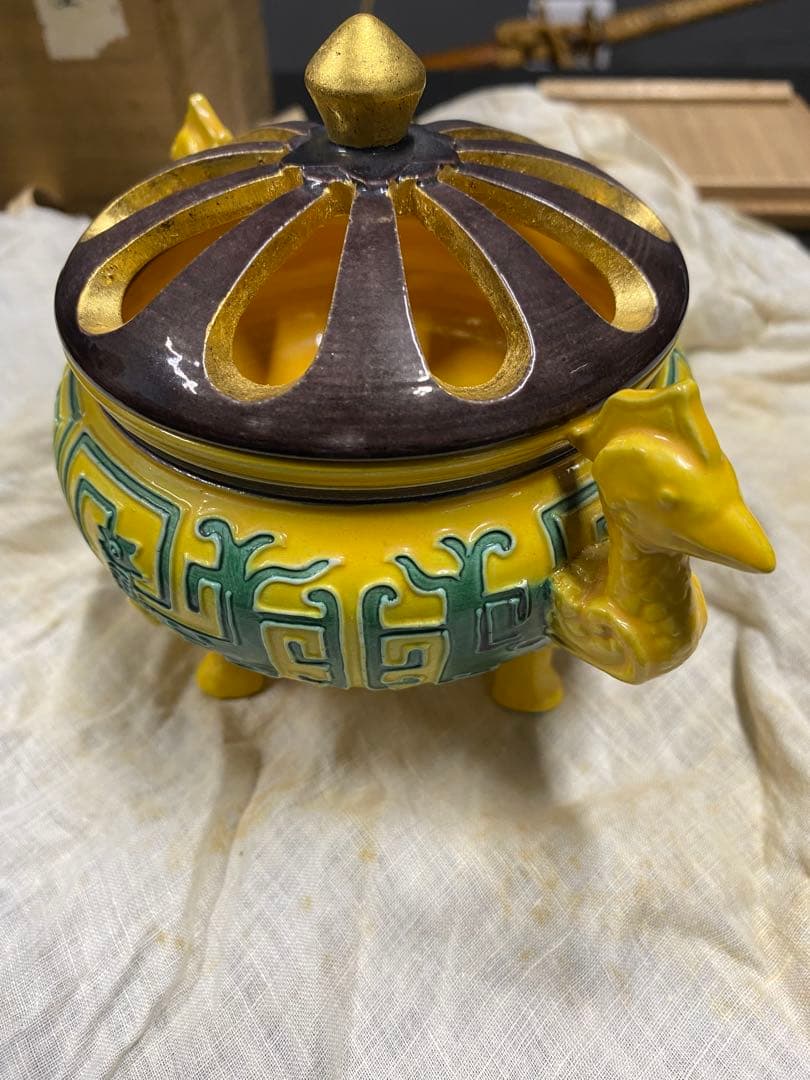 永樂善五郎　香炉　骨董品　古美術品　工芸品