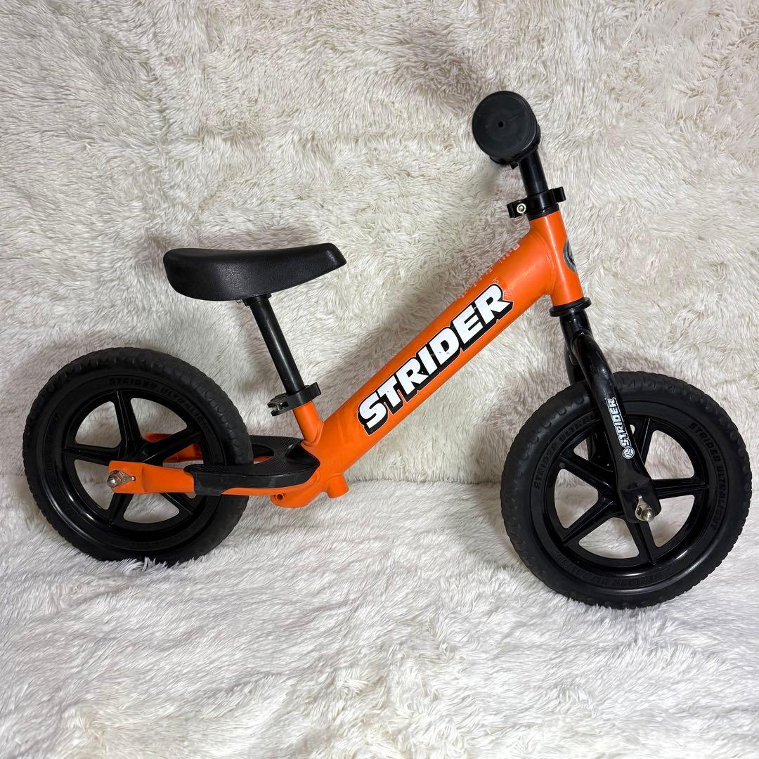 STRIDER ストライダー　バランスバイク イエロー　オレンジ　良品