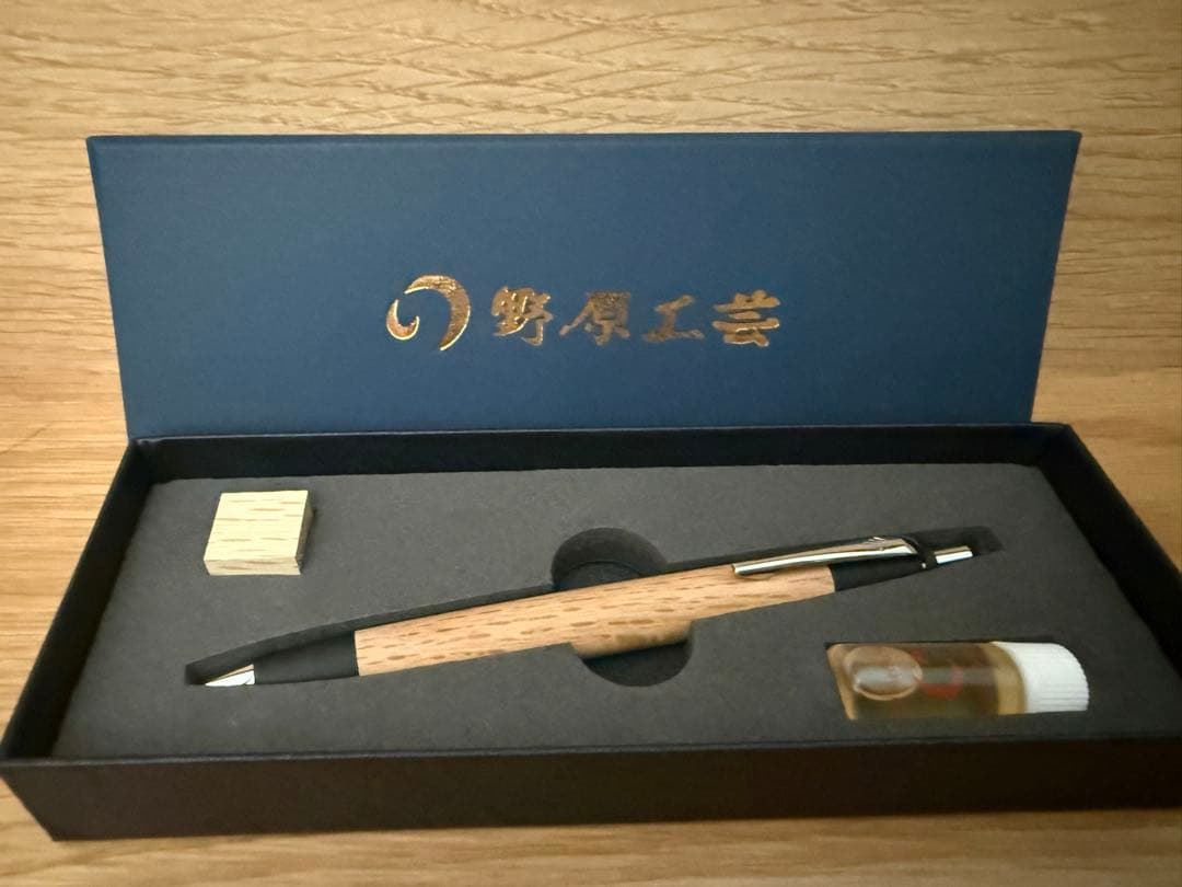 12時間以内発送!即購入OK ! 野原工芸 【新型】樫(かし)のシャープペンシル