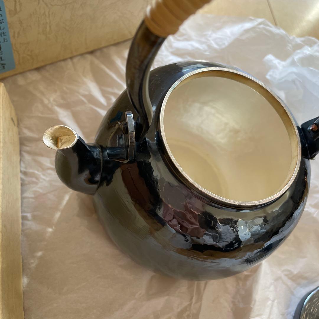 【新品未使用】茶道具　銀瓶 元箱付き