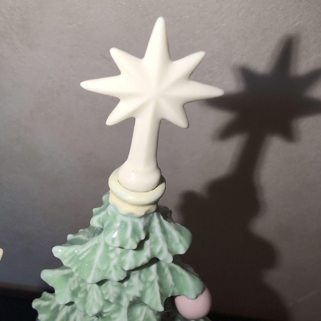 ♥リヤドロ【ツリーを飾ろう！】❤️CHANELノベルティ雪の結晶♥リヤドロベル