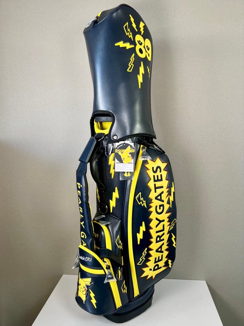 【新品】 パーリーゲイツ　キャディバッグ　ポケモン　　ピカチュウ　9型3.6kg