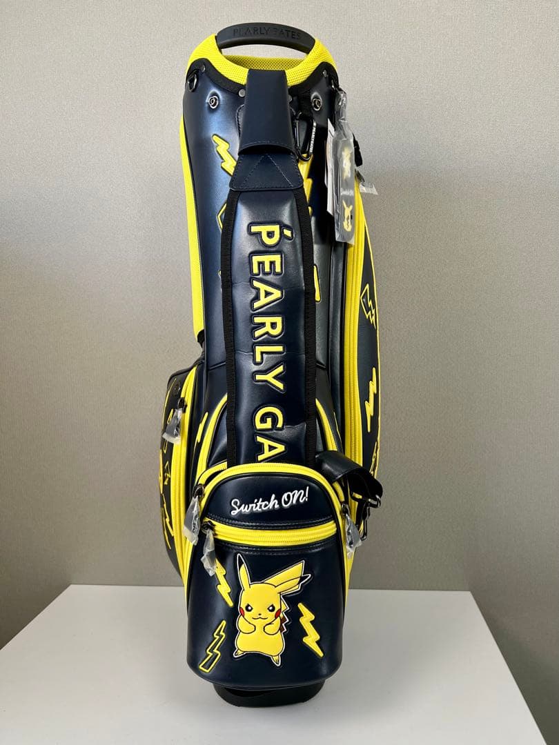 【新品】 パーリーゲイツ　キャディバッグ　ポケモン　　ピカチュウ　9型3.6kg