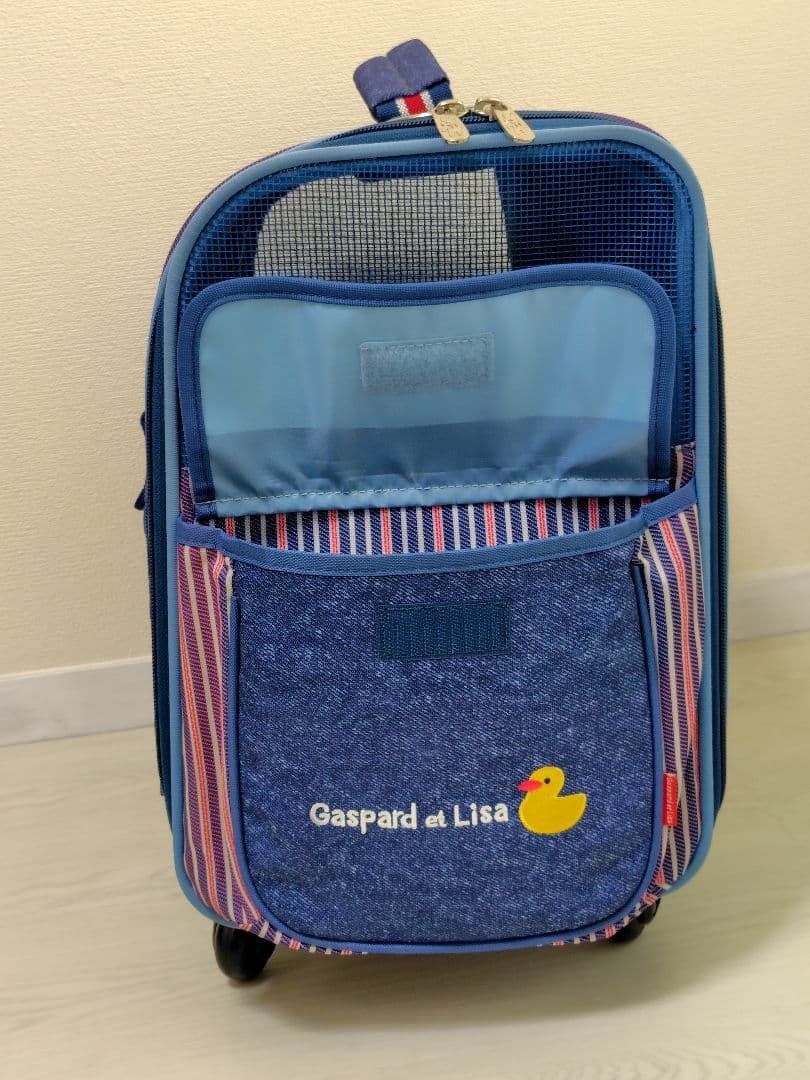 【 期間限定 】リサとガスパール　キャスター付きデニムキャリーケース