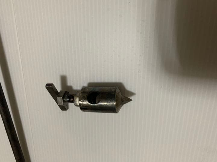 自作ガス切断用　定規（円）