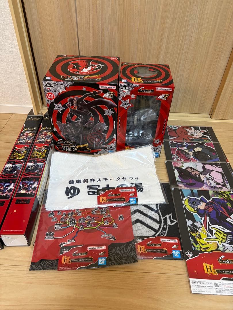 一番くじ ペルソナ５ ザ・ロイヤル　ラストワン、C賞、D賞2種、下位賞セット