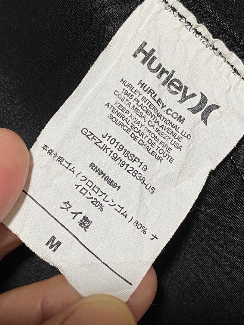 Hurley 長袖タッパー レディース M 2mm