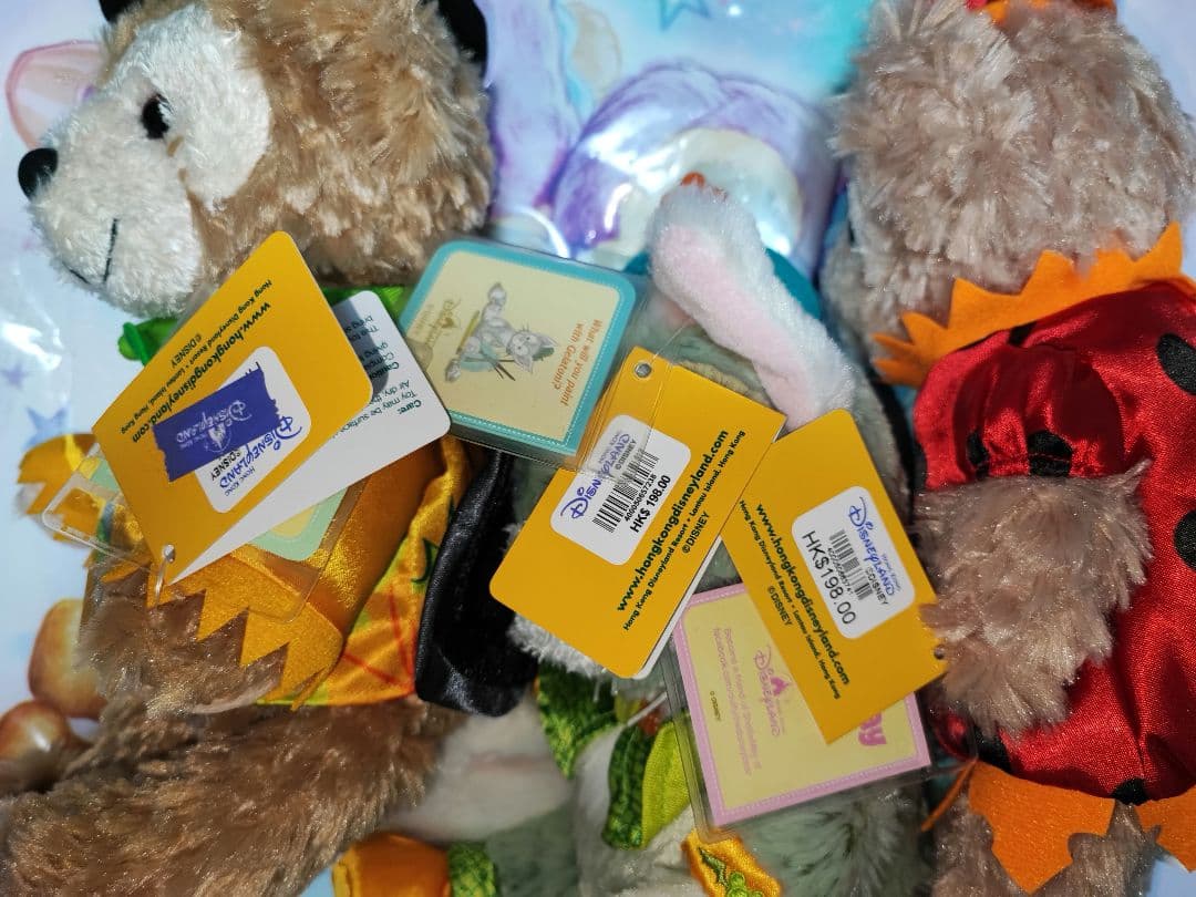 香港ディズニー ハロウィン ダッフィー シェリーメイ ジェラトーニ セット