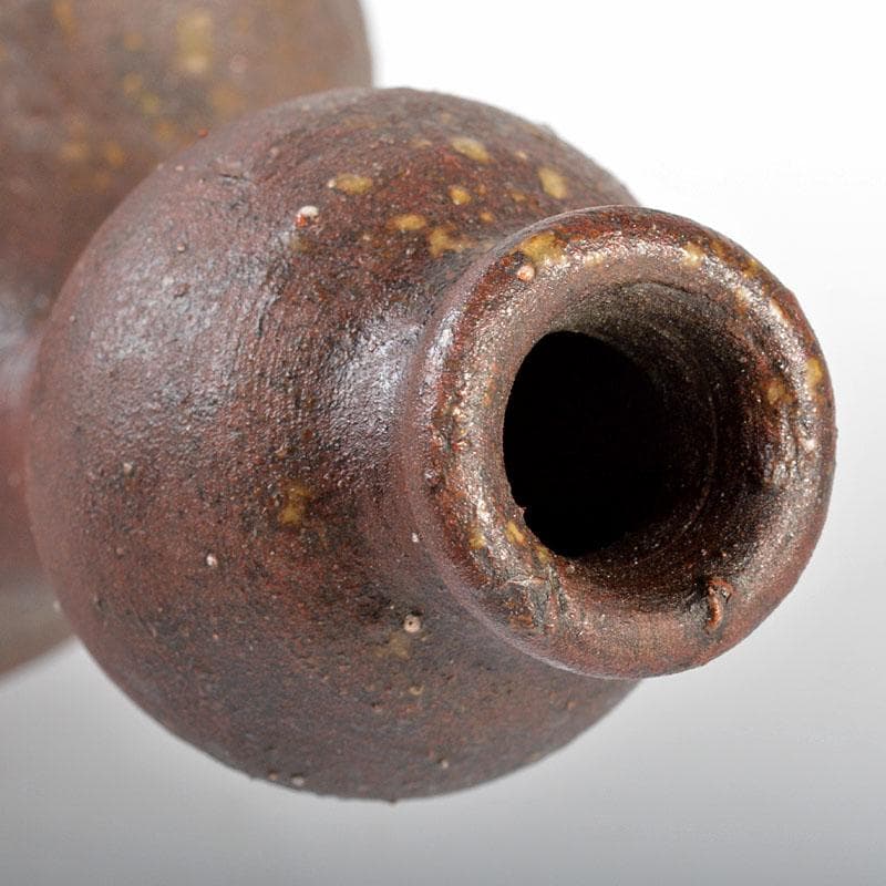 備前焼　人間国宝　金重陶陽作　瓢箪徳利　V　R4404