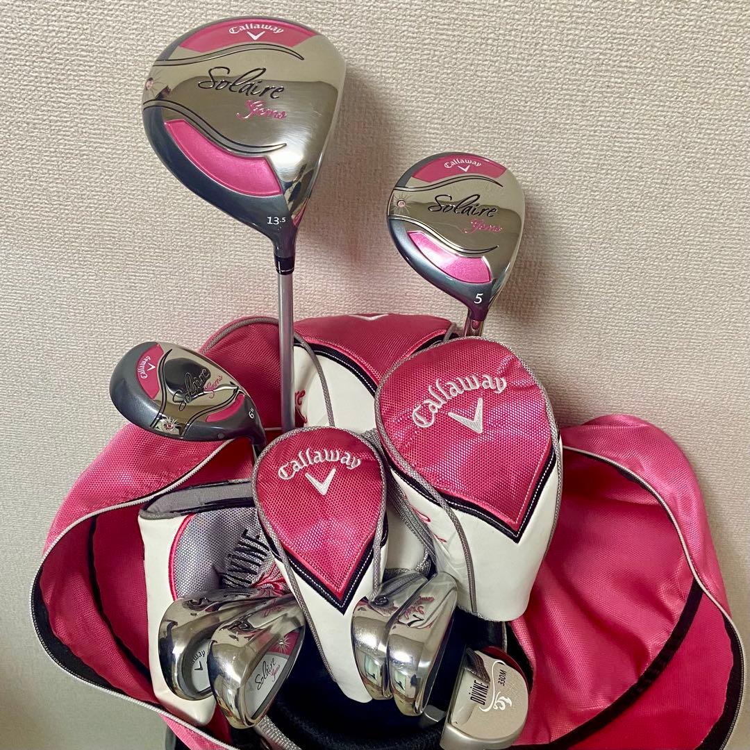 レディース キャロウェイ 初心者 ゴルフクラブ セット キャディバッグ ソレイル