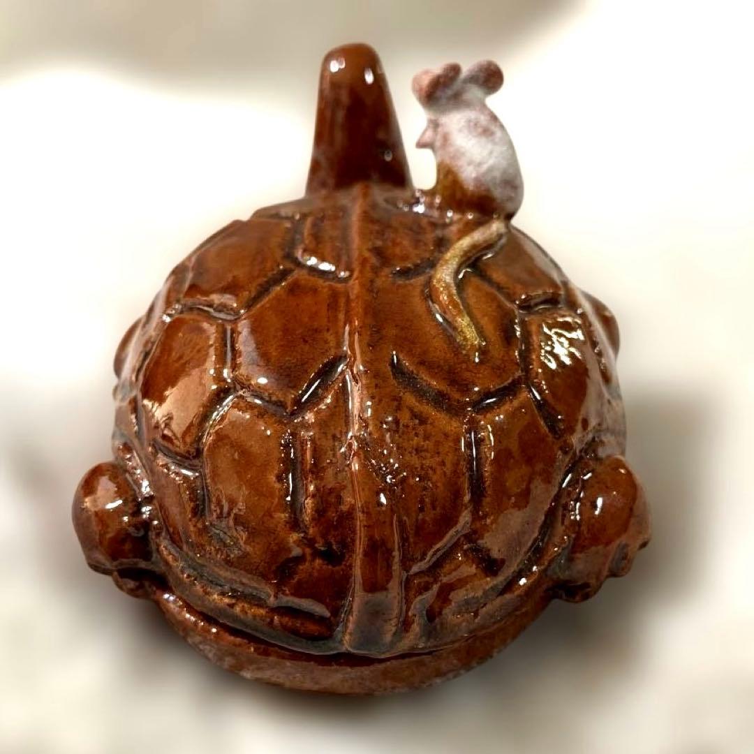 J-46 香合　在銘　茶道具　仏具　陶器　インテリア　雑貨　美術品　工芸品