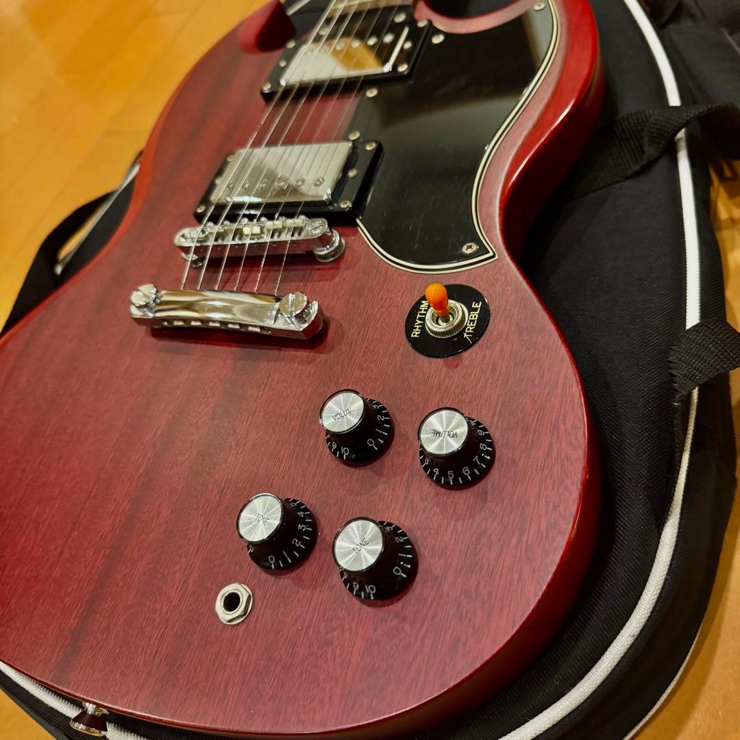 【美品】Epiphone G-400 Cherry SG 希少シリアルナンバー