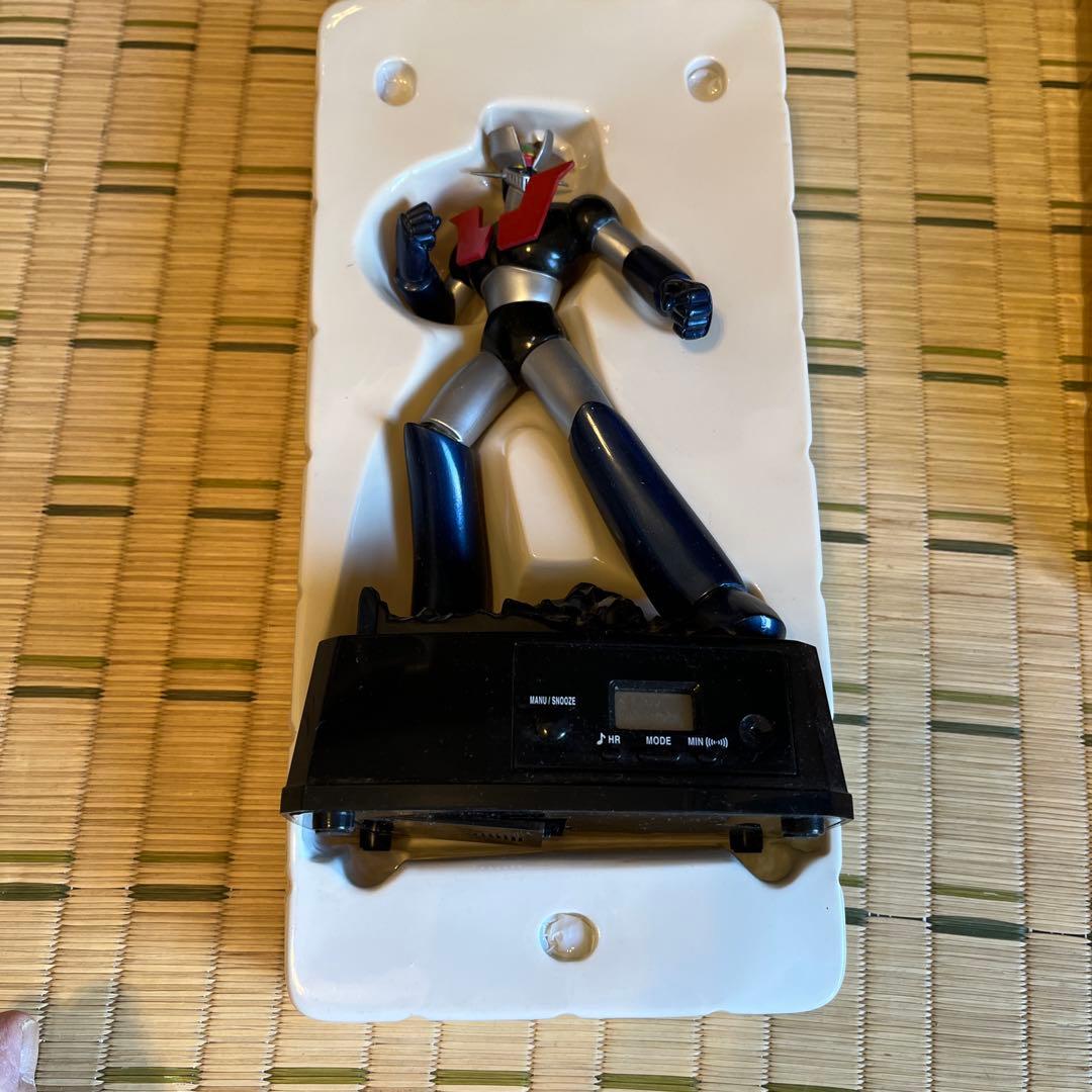 マジンガーZフィギュア スピーカー付き フィギャー部約16cm 台座時計6cm