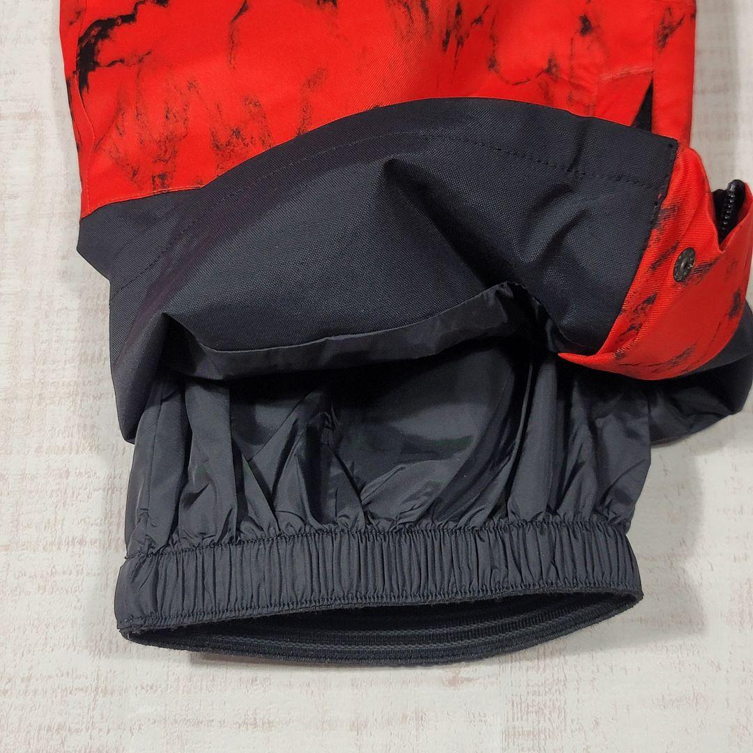 新品未使用✨️ノースフェイス スノーパンツ スキーパンツ ウエストゴム 赤黒 L