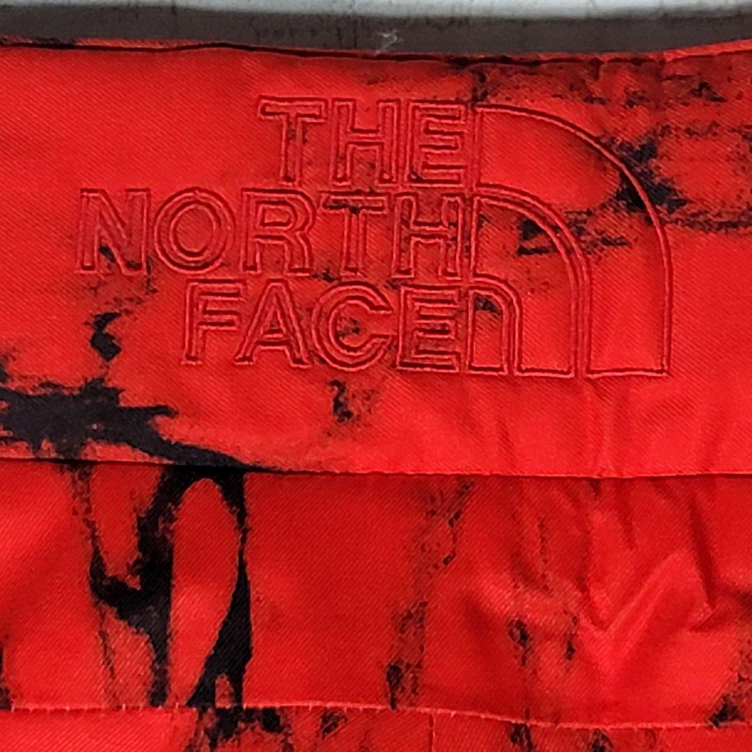 新品未使用✨️ノースフェイス スノーパンツ スキーパンツ ウエストゴム 赤黒 L