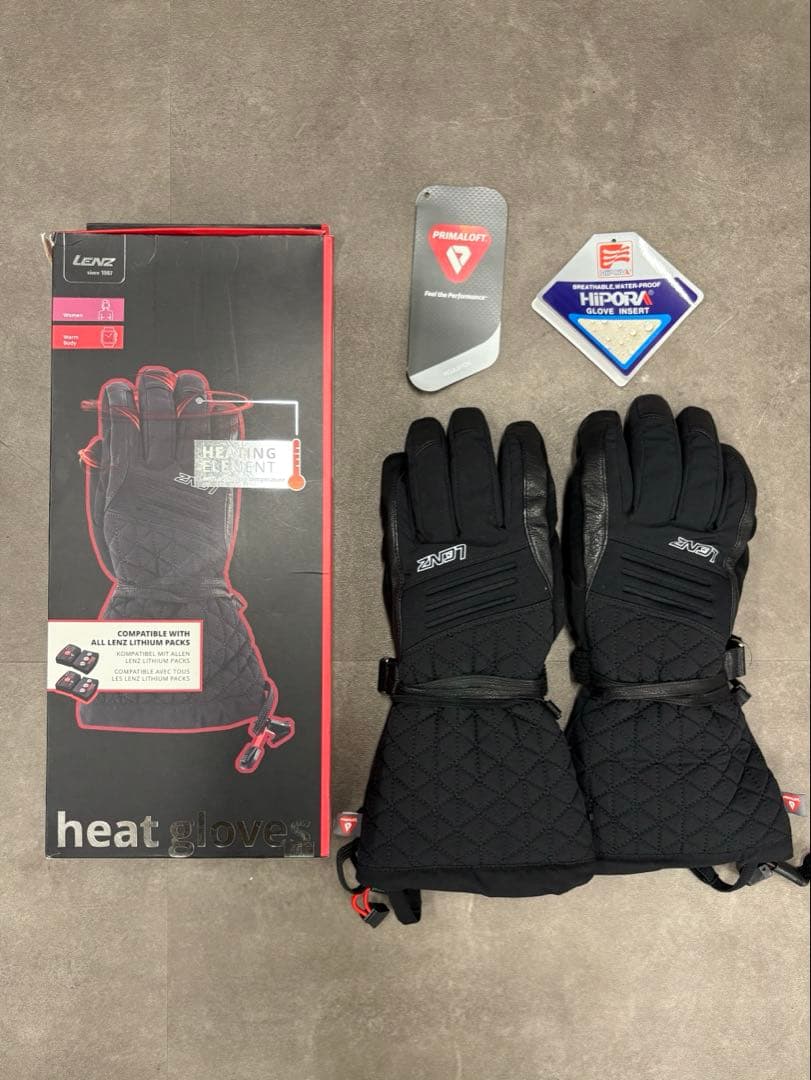 LENZヒートグローブHeatGloves4.0M/8 電熱グローブ ブラック