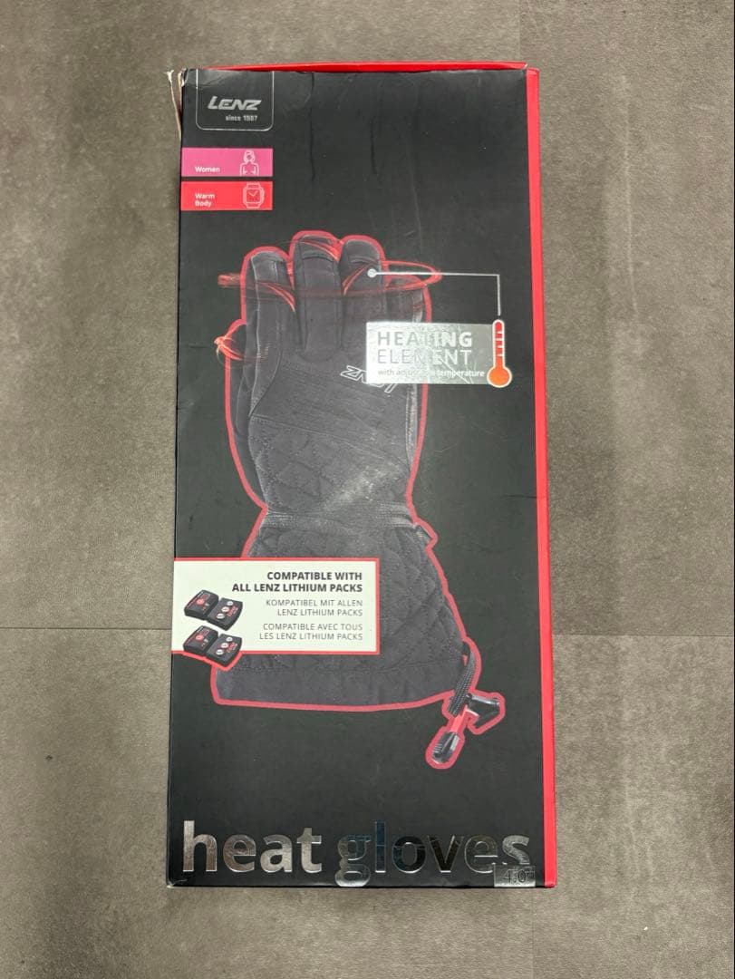 LENZヒートグローブHeatGloves4.0M/8 電熱グローブ ブラック