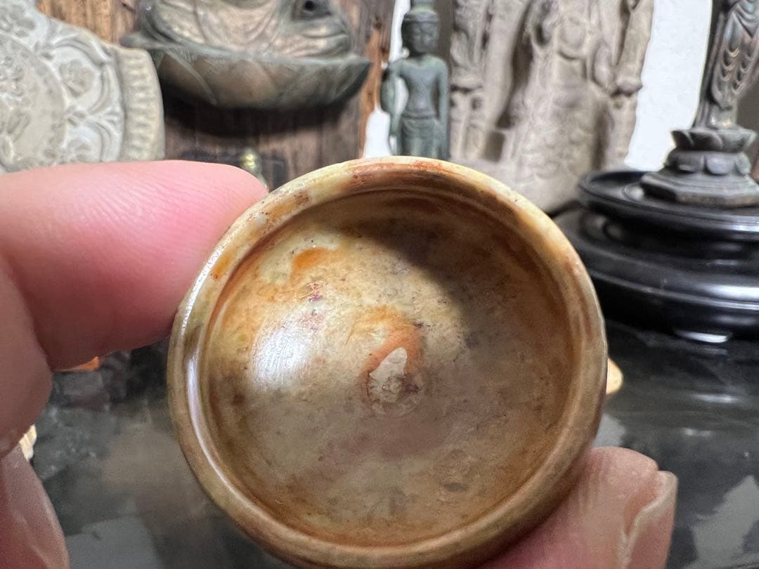 アフガニスタン 鎮壇具 舎利容器 仏教美術 滑石 仏像 発掘 出土 骨董 古美術