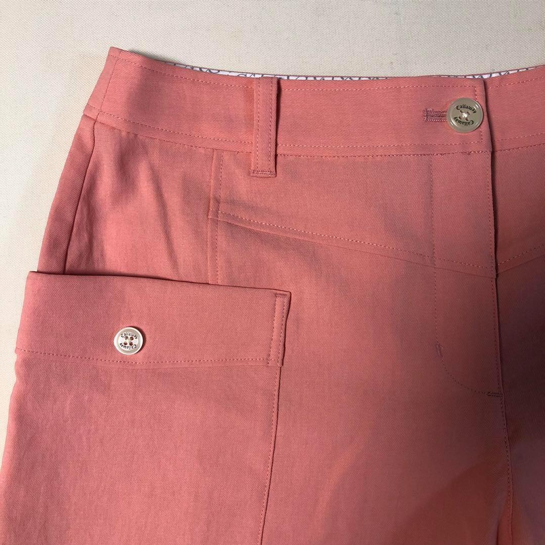 キャロウェイ レッドレーベル ハーフ ショート パンツ ピンク Lサイズ