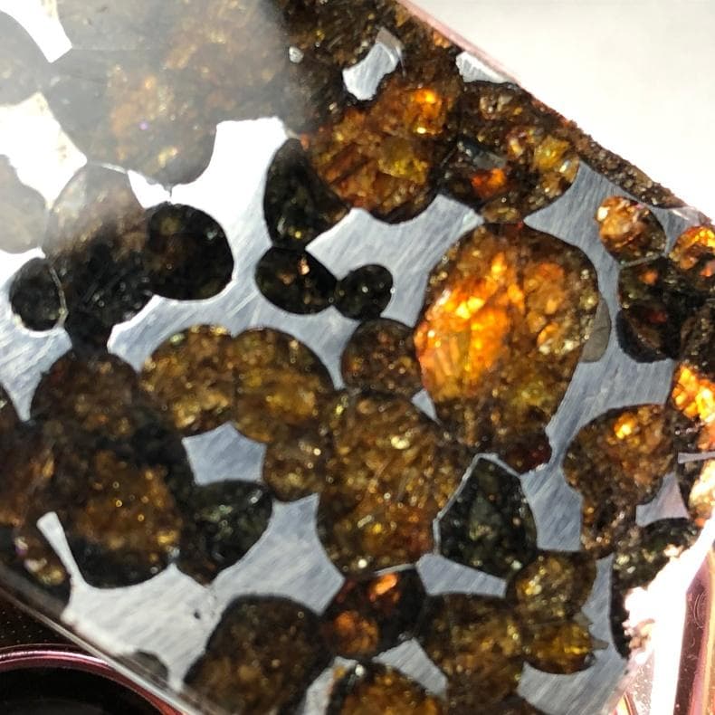 M*0様 パラサイト隕石 隕石　石鉄隕石　セリコ隕石 重さ約16ｇ　共箱