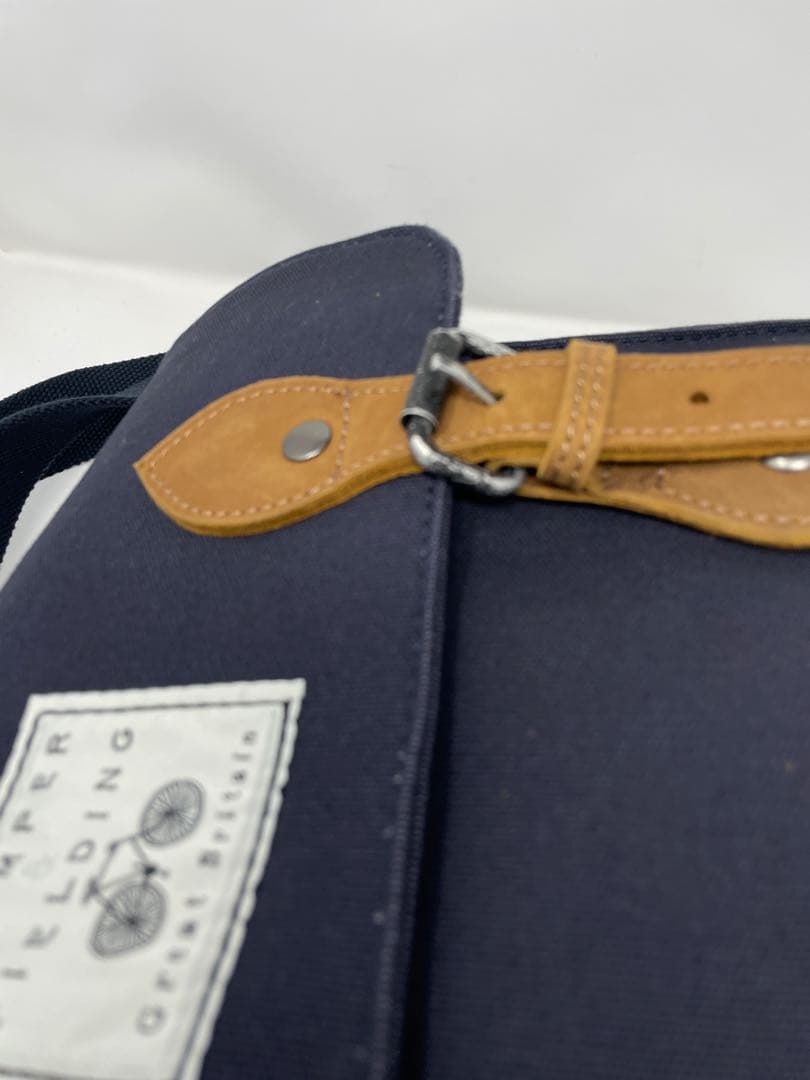 未使用★Stumper and Fielding ネイビー メッセンジャーバッグ