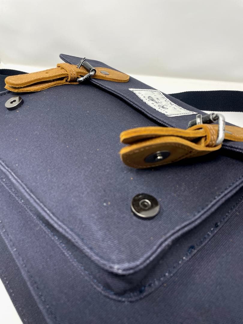 未使用★Stumper and Fielding ネイビー メッセンジャーバッグ