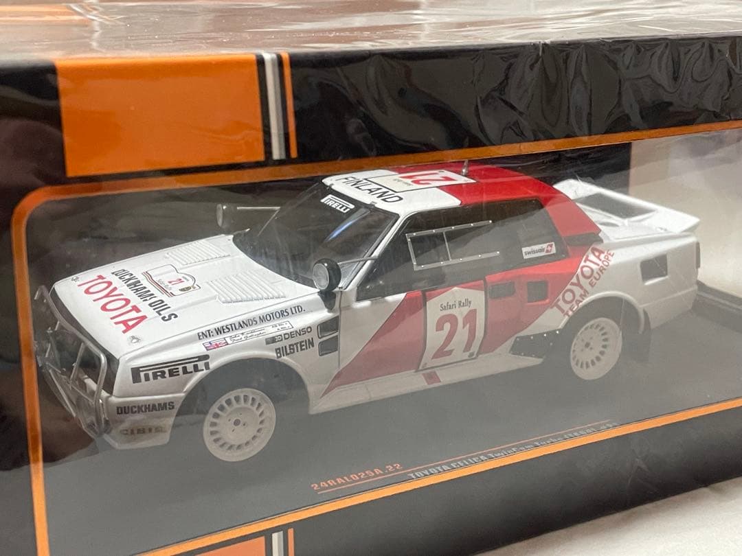 ixo 1/24 セリカ 1985 サファリ ラリーカー カンクネン ♯21