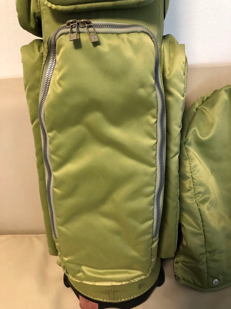 【送料込み】廃盤希少品　ONOFF オノフ キャディバッグ　ナイロン グリーン