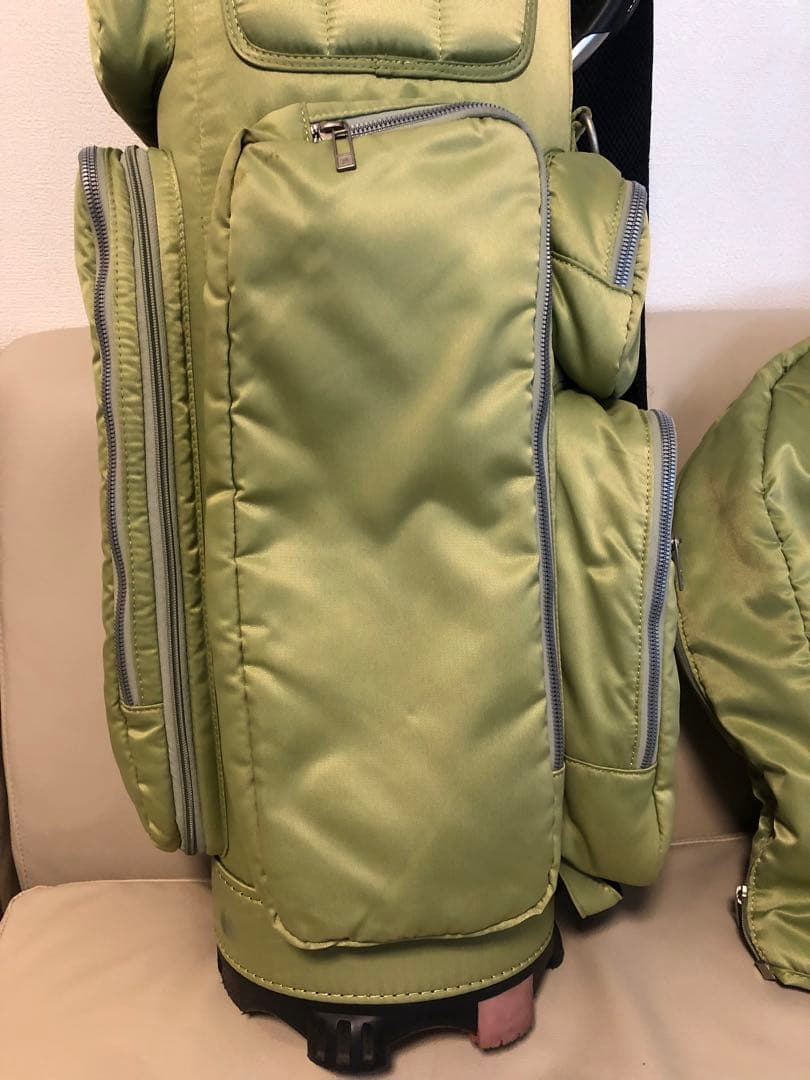 【送料込み】廃盤希少品　ONOFF オノフ キャディバッグ　ナイロン グリーン