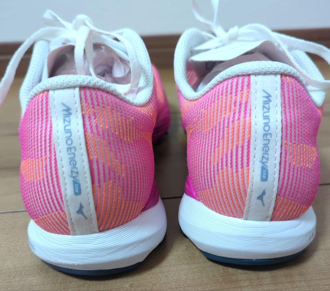 【美品】Mizunoウェーブデュエル3 ランニングシューズ ピンク 23.5cm