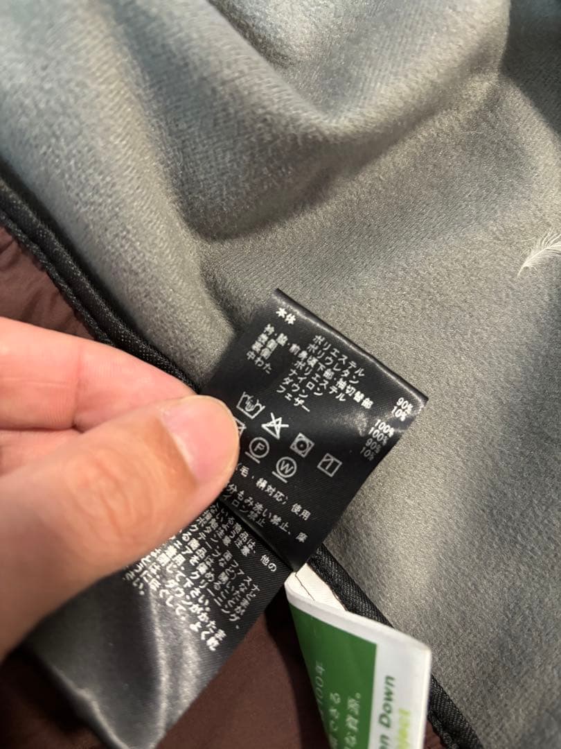 極美品！セットアップ！デサントゴルフ ダウン L ブラウン グレー 防寒 冬