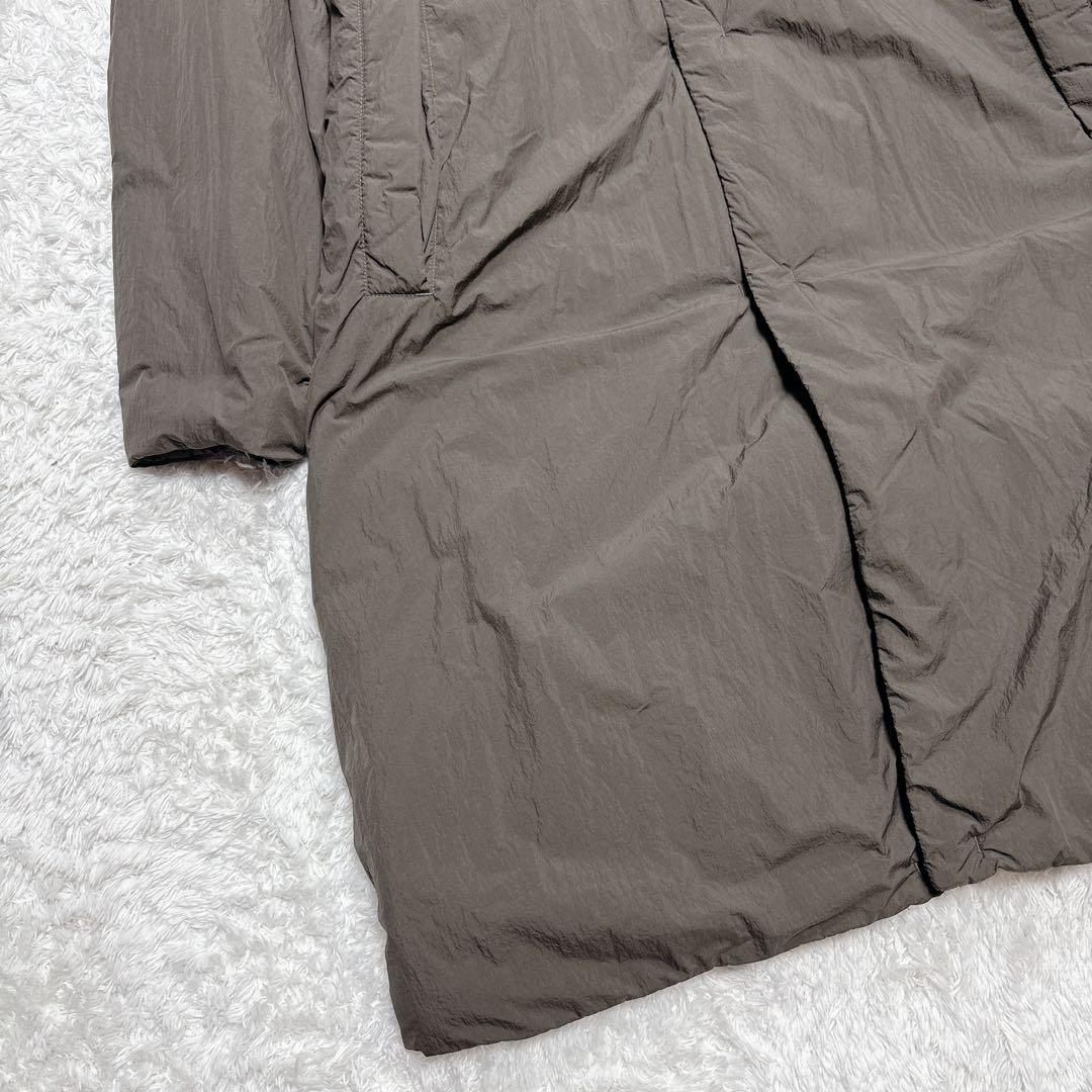 美品 無印良品 MUJIWALKER 防風撥水中わたベンチコート XL ブラウン