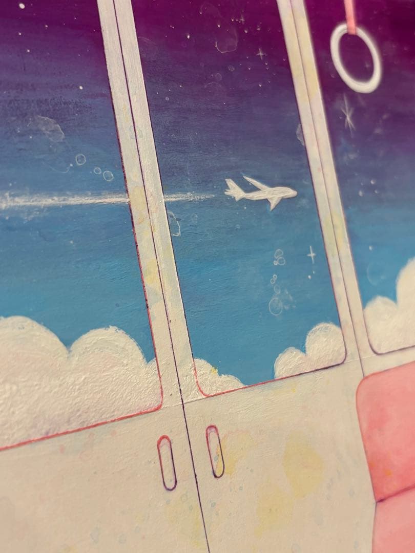 zukky 【1泊２日 天国の旅】 原画 初期作品 現代アート 直筆サイン入り