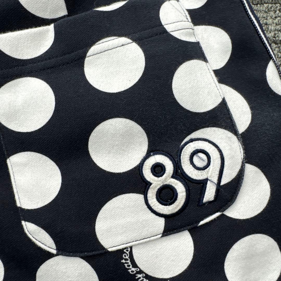 パーリーゲイツ スカート　水玉　ネイビー