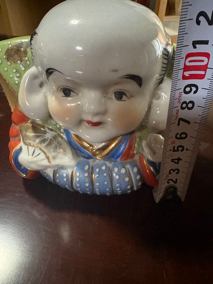 福助　アンティーク　置物　陶器