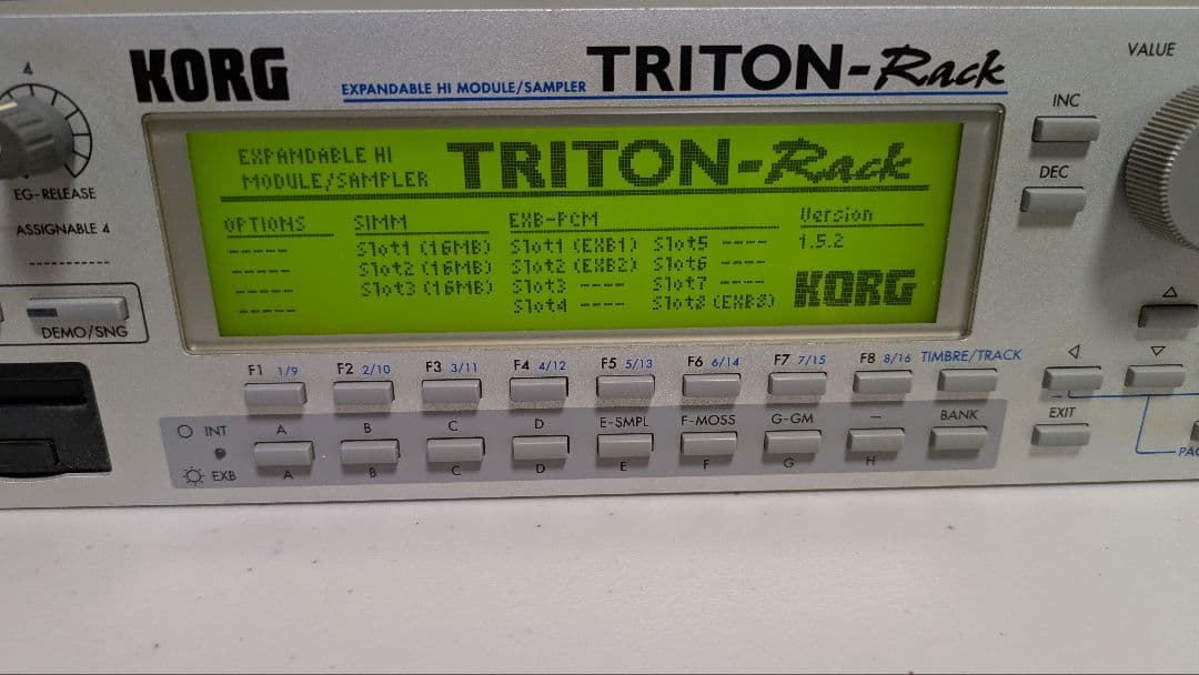 【メンテナンス品】KORG TRITON-Rack+EXB3枚&SIMM48MB