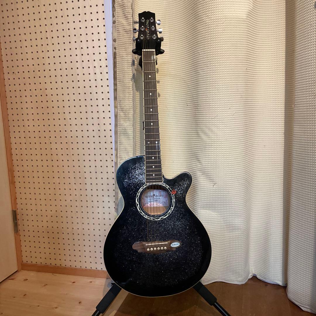 Gypsy Rose アコースティックギター　黒　ソフトケース付　ジプシーローズ