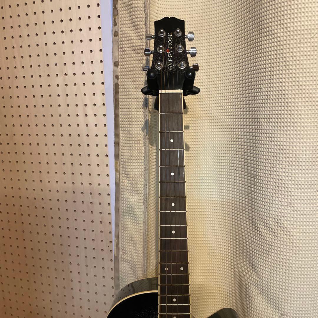 Gypsy Rose アコースティックギター　黒　ソフトケース付　ジプシーローズ