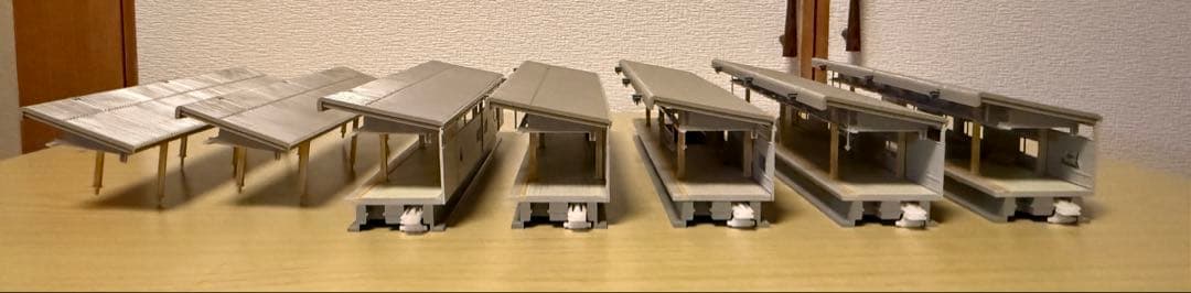 【ジャンク】KATO 近郊形対向式ホームセット　他、複数セット