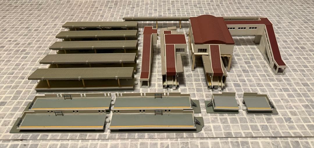 【ジャンク】KATO 近郊形対向式ホームセット　他、複数セット