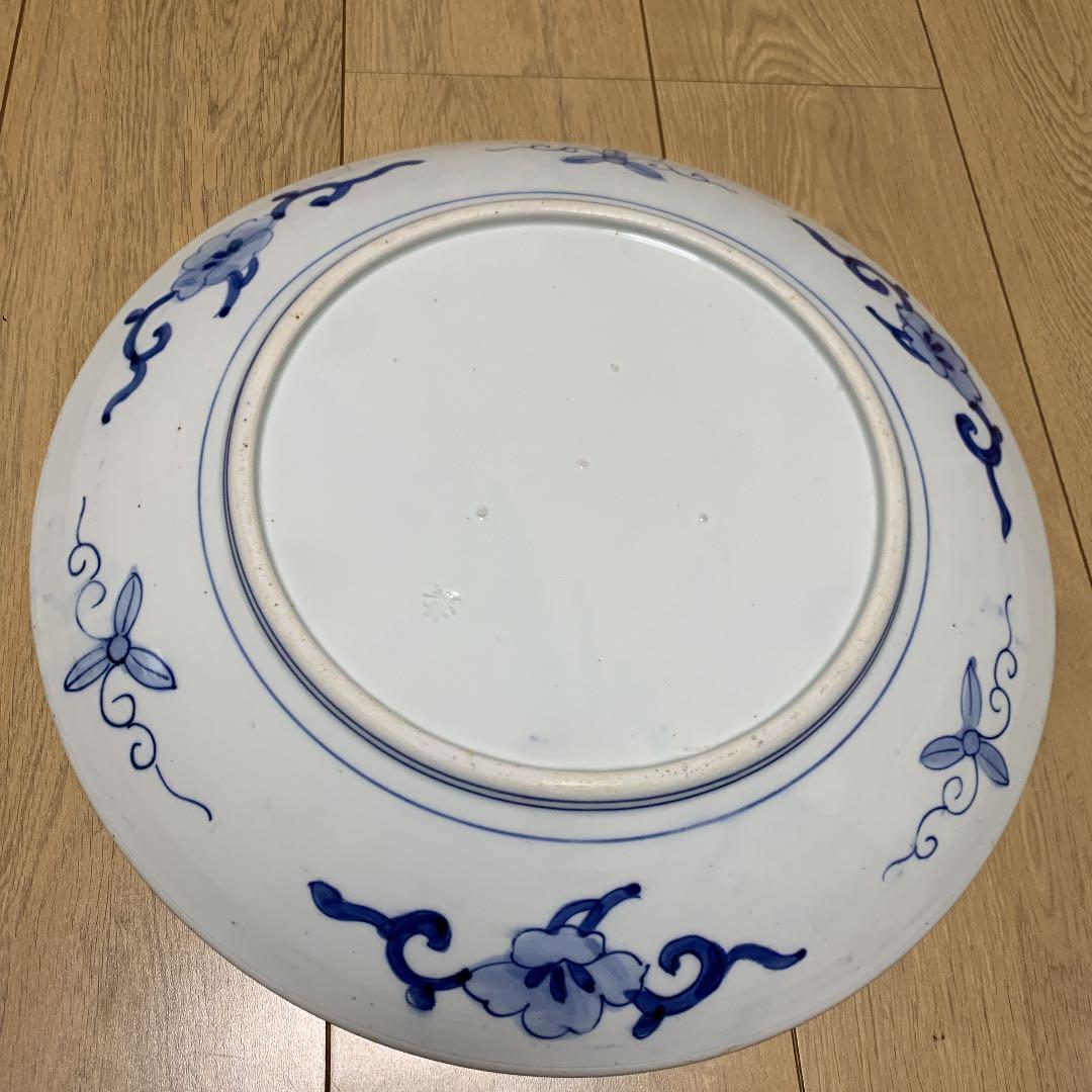 大皿　年代物　アンティーク　陶器　和食器