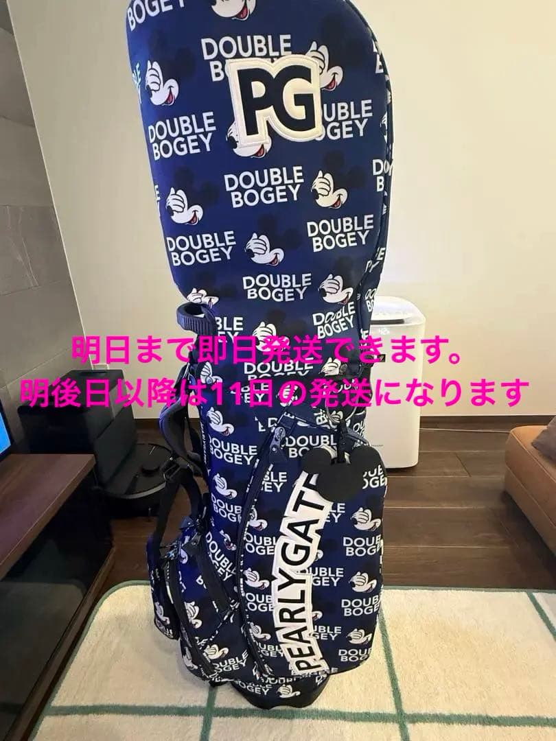 PEARLY GATE DOUBLE BOGEY ゴルフバッグ　　ミッキーマウス