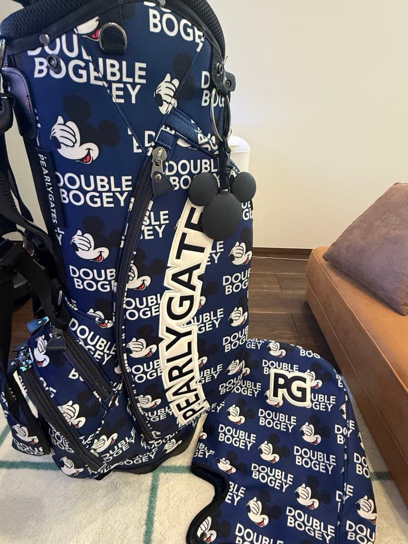 PEARLY GATE DOUBLE BOGEY ゴルフバッグ　　ミッキーマウス