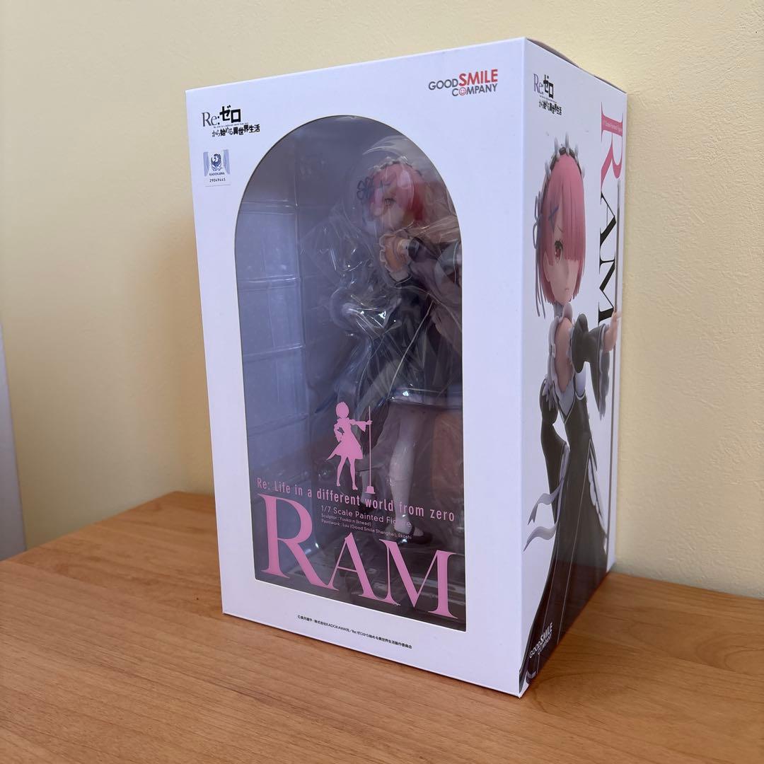 Re:ゼロ ラム 1/7スケールフィギュア 開封済み グッドスマイルカンパニー