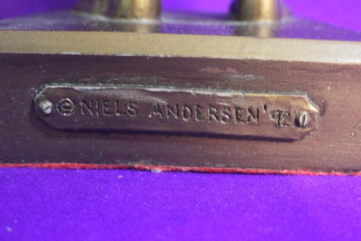 ボディビルダー像（ニールスアンデルセン社製）★難有り（首にひび割れ有り）特価