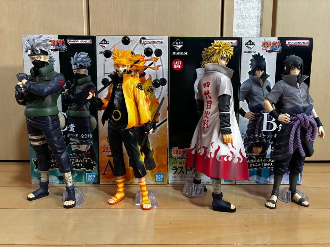 一番くじ NARUTO 紡がれる火の意志 ABCラストワン賞　フィギュア　セット