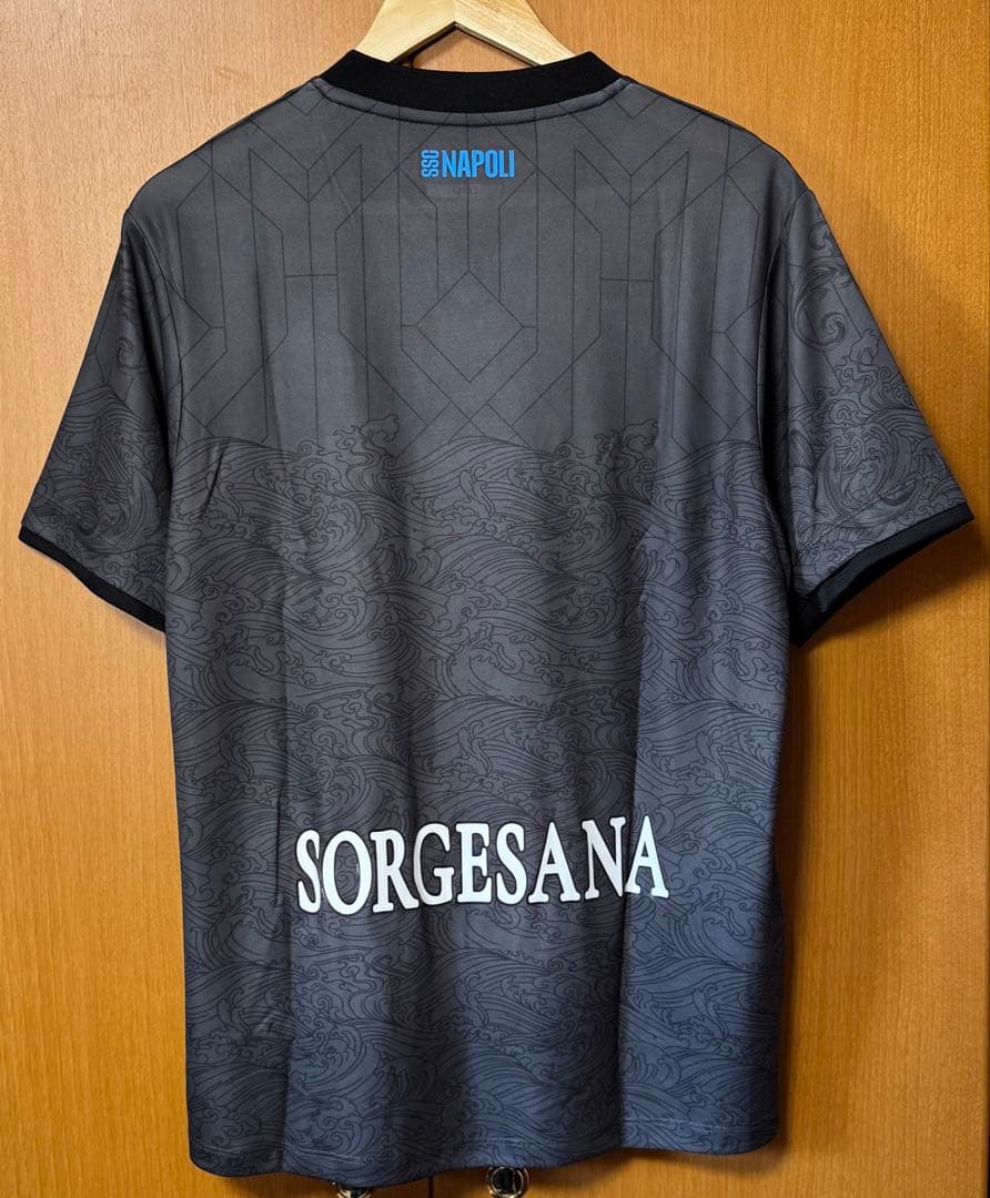 新品タグ付き 正規品 24/25 ナポリ EA7 3rd ユニフォームLサイズ