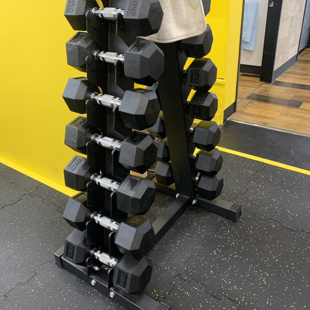 ヘックスダンベル1kg から10kg ラックは別売り