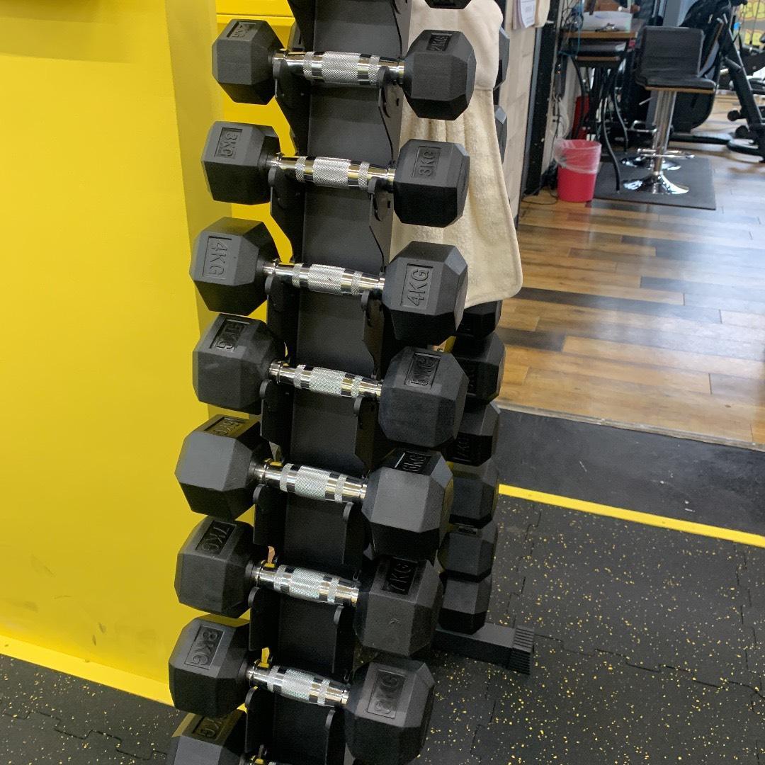 ヘックスダンベル1kg から10kg ラックは別売り